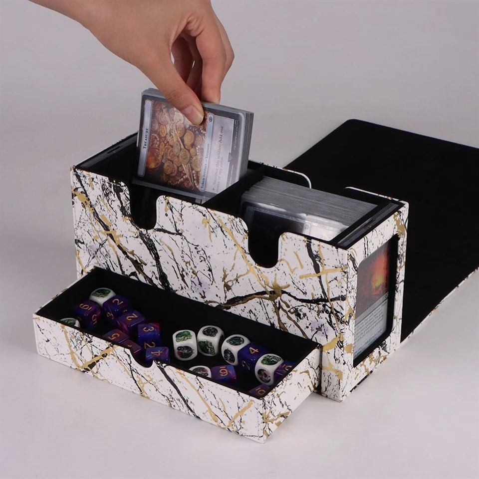 Leather Card Deck Case Magnetic Closure factory